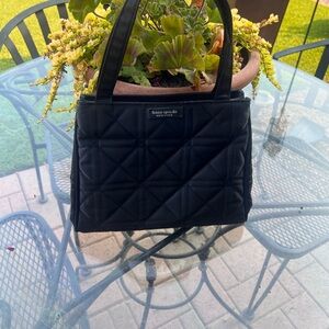 Kate Spade Vintage Original Black Bag with Quilted Minimalist Elegance
